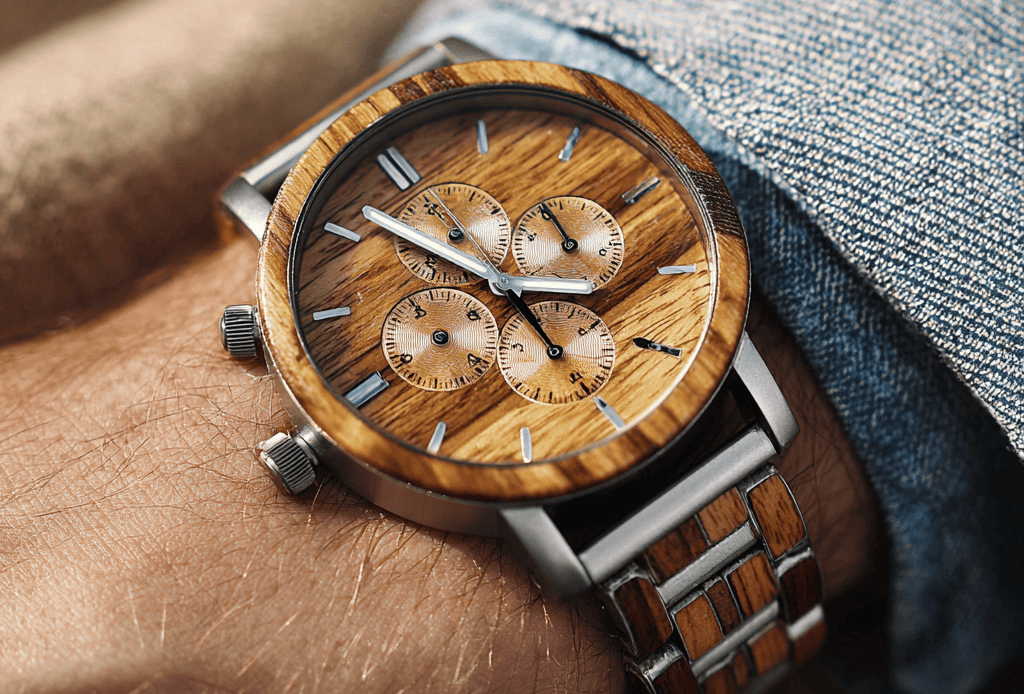 wooden watch