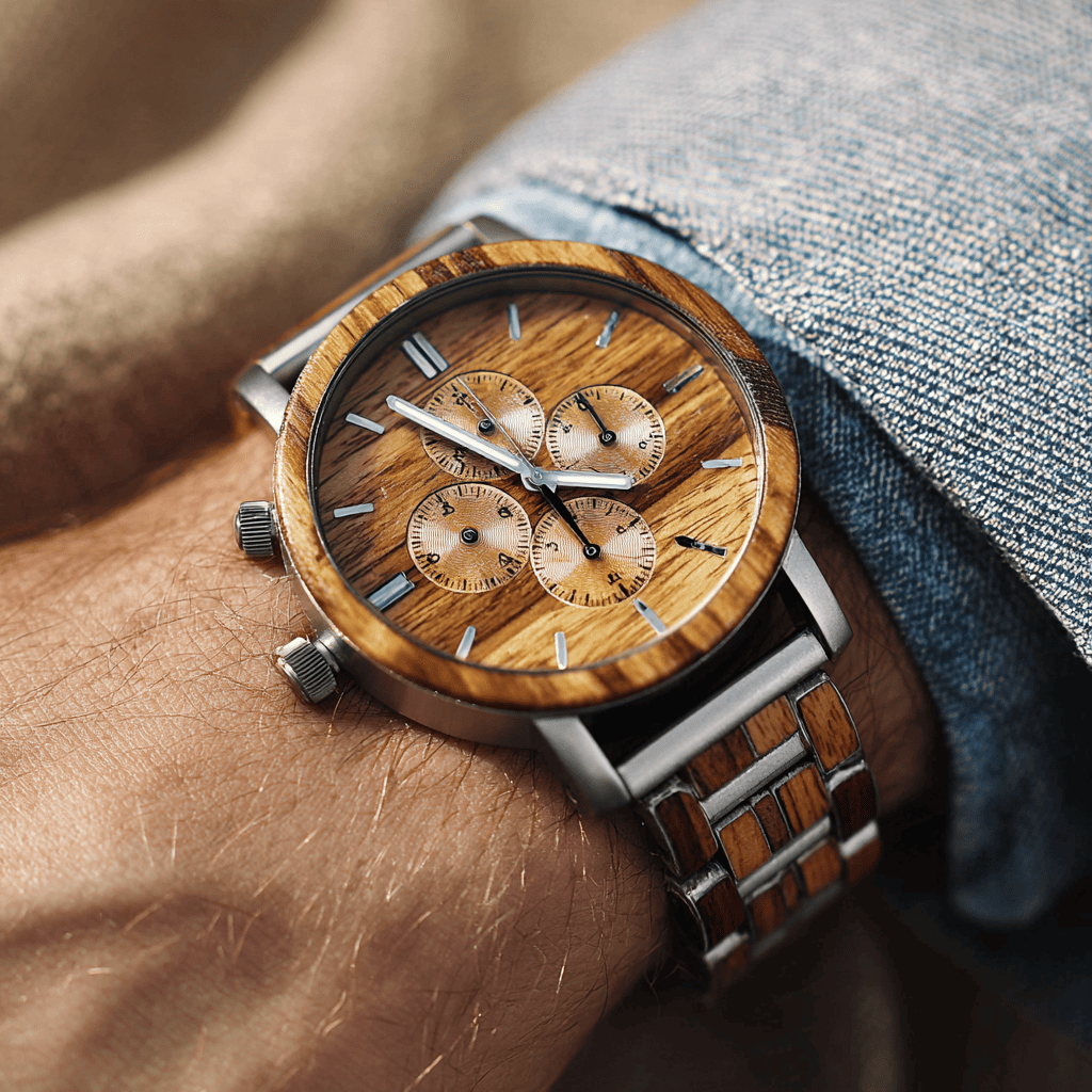 wooden watch