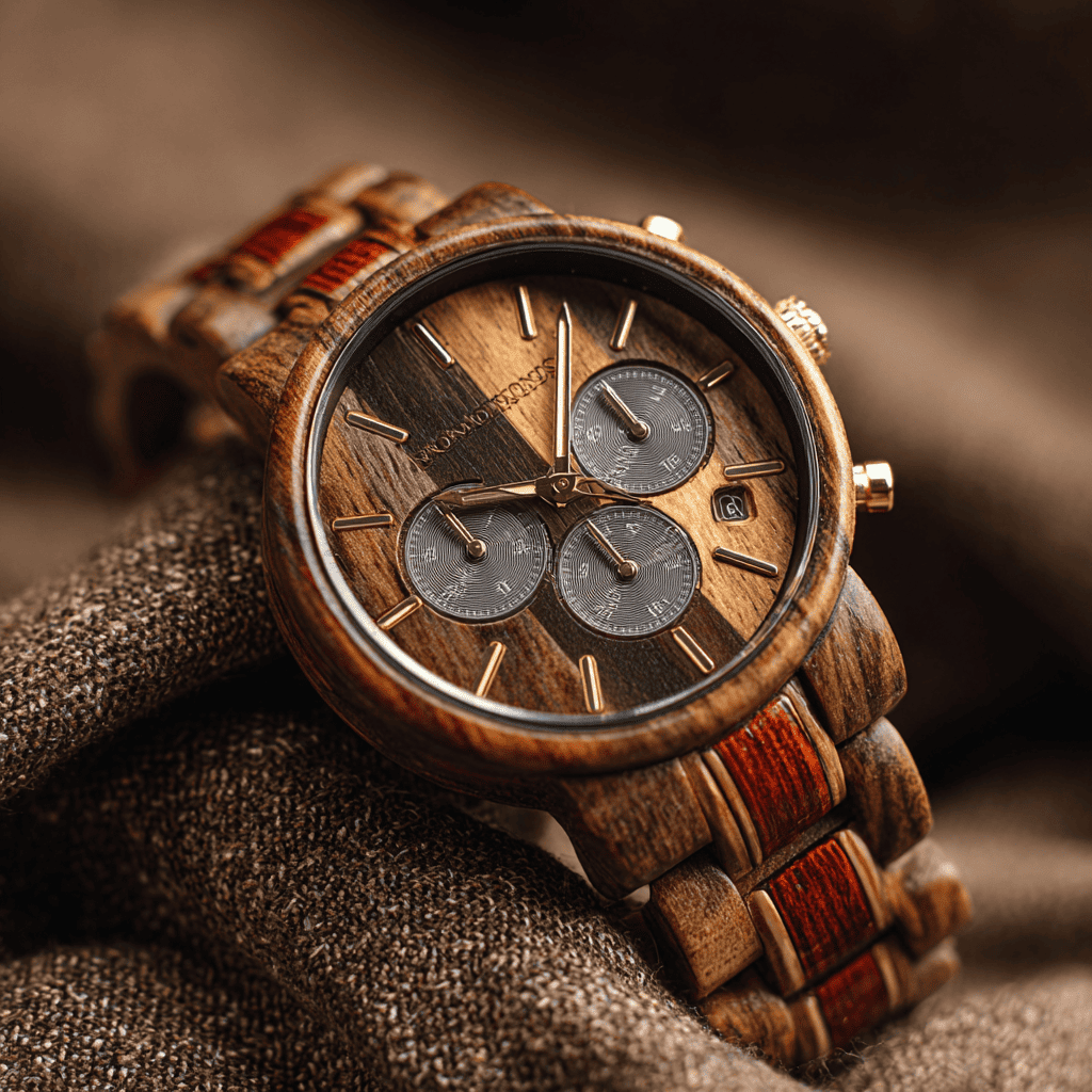 wooden watch