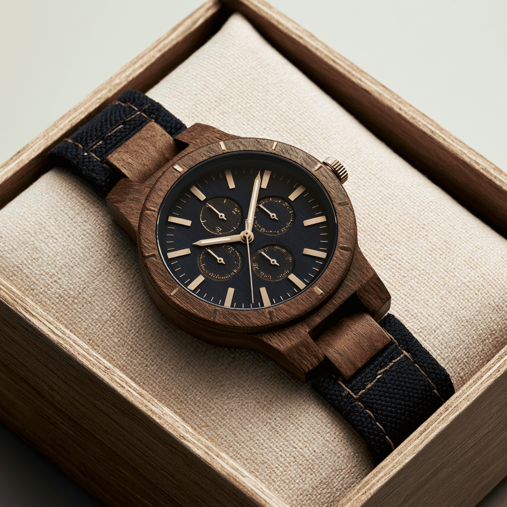 wooden watch
