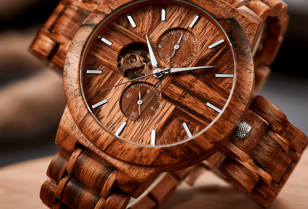 wooden watch