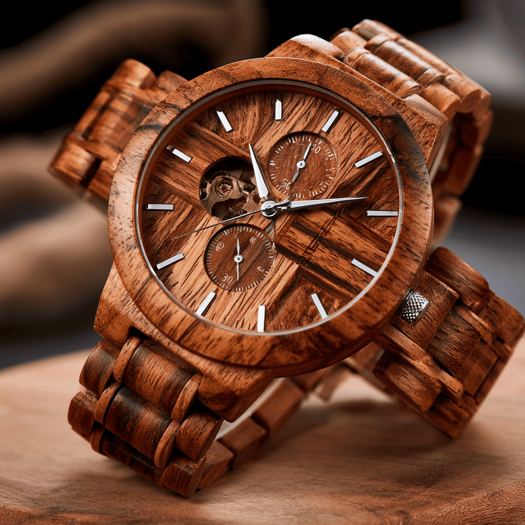 wooden watch